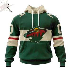 NHL Minnesota Wild 2023 Home Kits Hoodie