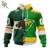 NHL Minnesota Wild Special Home Mix Reverse Retro Personalized Kits Hoodie