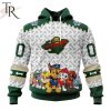 NHL Minnesota Wild Special PawPatrol Design Hoodie