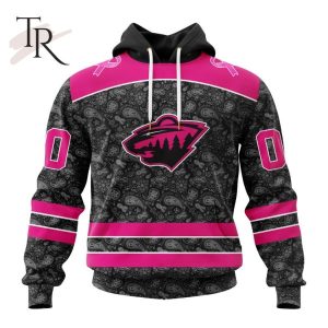 NHL Minnesota Wild Special Pink In The Rink Fight Breast Cancer Hoodie