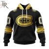 NHL Montreal Canadiens Special Black And Gold Design Hoodie