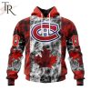 NHL Montreal Canadiens Special Design For Canada Day Hoodie