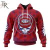 NHL Montreal Canadiens Special Grateful Dead Design Hoodie