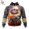 NHL Montreal Canadiens Special Mix KISS Band Design Hoodie