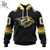 NHL Nashville Predators Special Black And Gold Design Hoodie