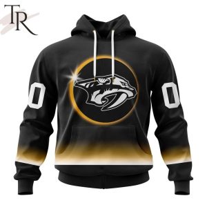 NHL Nashville Predators Special Eclipse Design Hoodie