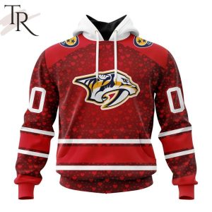 NHL Nashville Predators Special Gift For Valentines Day Hoodie