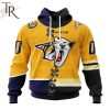 NHL Nashville Predators Special Home Mix Reverse Retro Personalized Kits Hoodie