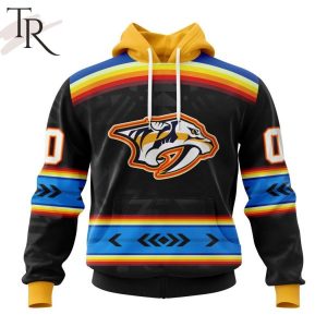 NHL Nashville Predators Special Native Heritage Design Hoodie