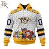 NHL Nashville Predators Special PawPatrol Design Hoodie