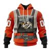 NHL Nashville Predators Star Wars Rebel Pilot Design Personalized Hoodie