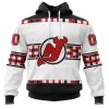 NHL New Jersey Devils Autism Awareness Custom Name And Number 3D Hoodie