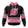 NHL New Jersey Devils Personalized Specialized Design In Classic Style With Paisley! WE WEAR PINK BREAST CANCER Hoodie