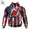 NHL New Jersey Devils Special Design For Independence Day The Fourth Of July Hoodie