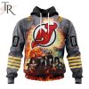 NHL New Jersey Devils Special Mix KISS Band Design Hoodie