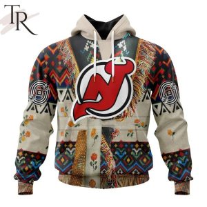 NHL New Jersey Devils Special Native Costume Design Hoodie