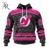 NHL New Jersey Devils Special Pink In The Rink Fight Breast Cancer Hoodie