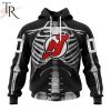 NHL New Jersey Devils Special Skeleton Costume For Halloween Hoodie