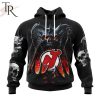 NHL New Jersey Devils Special Skull Art Design Hoodie