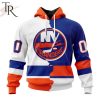 NHL New York Islanders Personalize 2023 Home Mix Away Hoodie