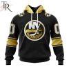 NHL New York Islanders Special Black And Gold Design Hoodie