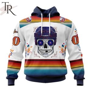 NHL New York Islanders Special Design For Dia De Los Muertos Hoodie