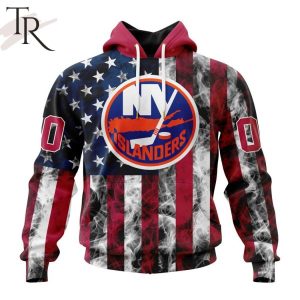 NHL New York Islanders Special Design For Independence Day The Fourth Of July Hoodie