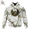 NHL New York Islanders Special White Winter Hunting Camo Design Hoodie