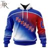 NHL New York Rangers Personalize New Gradient Series Concept Hoodie