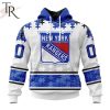 NHL New York Rangers Special Autism Awareness Design With Home Jersey Style Hoodie