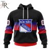 NHL New York Rangers Special Black And Gradient Design Hoodie