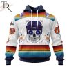 NHL New York Rangers Special Design For Dia De Los Muertos Hoodie