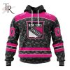 NHL New York Rangers Special Pink In The Rink Fight Breast Cancer Hoodie