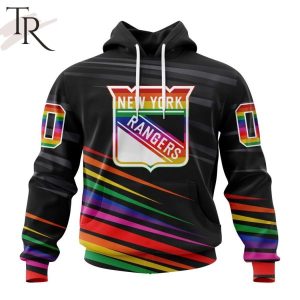 NHL New York Rangers Special Pride Design Hockey Is For Everyone Hoodie