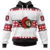 NHL Ottawa Senators Autism Awareness Custom Name And Number 3D Hoodie