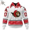 NHL Ottawa Senators Special Autism Awareness Design With Home Jersey Style Hoodie