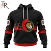 NHL Ottawa Senators Special Black And Gradient Design Hoodie