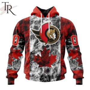 NHL Ottawa Senators Special Design For Canada Day Hoodie