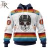 NHL Ottawa Senators Special Design For Dia De Los Muertos Hoodie