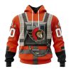 NHL Ottawa Senators Star Wars Rebel Pilot Design Personalized Hoodie