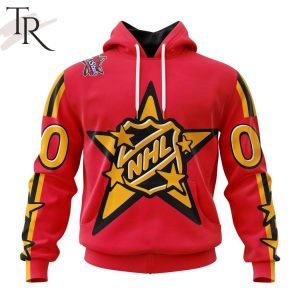 NHL Pacific Division Personalized 2024 NHL All-Star Game Red Kits Hoodie