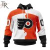 NHL Philadelphia Flyers Personalize 2023 Home Mix Away Hoodie