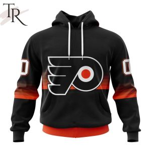 NHL Philadelphia Flyers Special Black And Gradient Design Hoodie