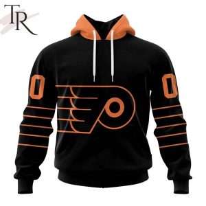 NHL Philadelphia Flyers Special Blackout Design Hoodie