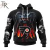 NHL Philadelphia Flyers Special Skull Art Design Hoodie