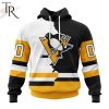 NHL Pittsburgh Penguins Personalize 2023 Home Mix Away Hoodie