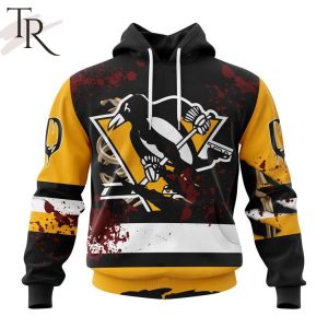 NHL Pittsburgh Penguins Specialized Design Jersey With Your Ribs For Halloween Hoodie