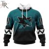 NHL San Jose Sharks Personalize New Gradient Series Concept Hoodie