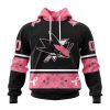 NHL San Jose Sharks Personalized Specialized Design In Classic Style With Paisley! WE WEAR PINK BREAST CANCER Hoodie