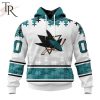 NHL San Jose Sharks Special Autism Awareness Design With Home Jersey Style Hoodie